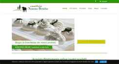 Desktop Screenshot of caseificiononnobenito.com